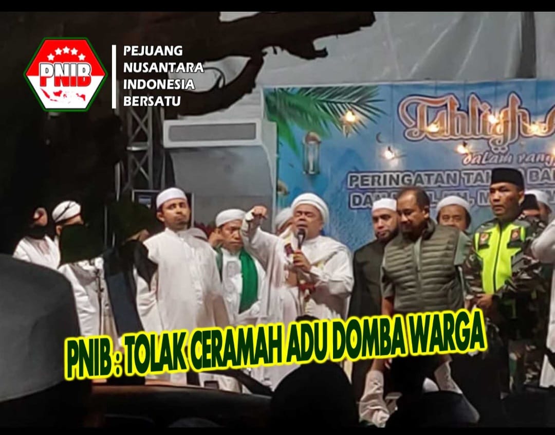 Bentrokan Masa FPI dan PWI di Pemalang, PNIB : Tangkap Rizieq Shihab Biang Provokasi Adu Domba Warga
